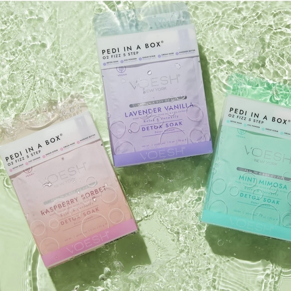 VOESH Pedi in a Box Trio - Mint Mimosa
